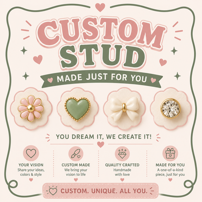 Custom Earrings - Stud or Dangle