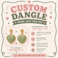 Custom Earrings - Stud or Dangle