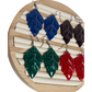 Enchanted Leaf Gemstone Trio Cascade Dangles
