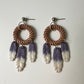 Enchanted Dream Catcher Polymer Clay Dangle Earrings