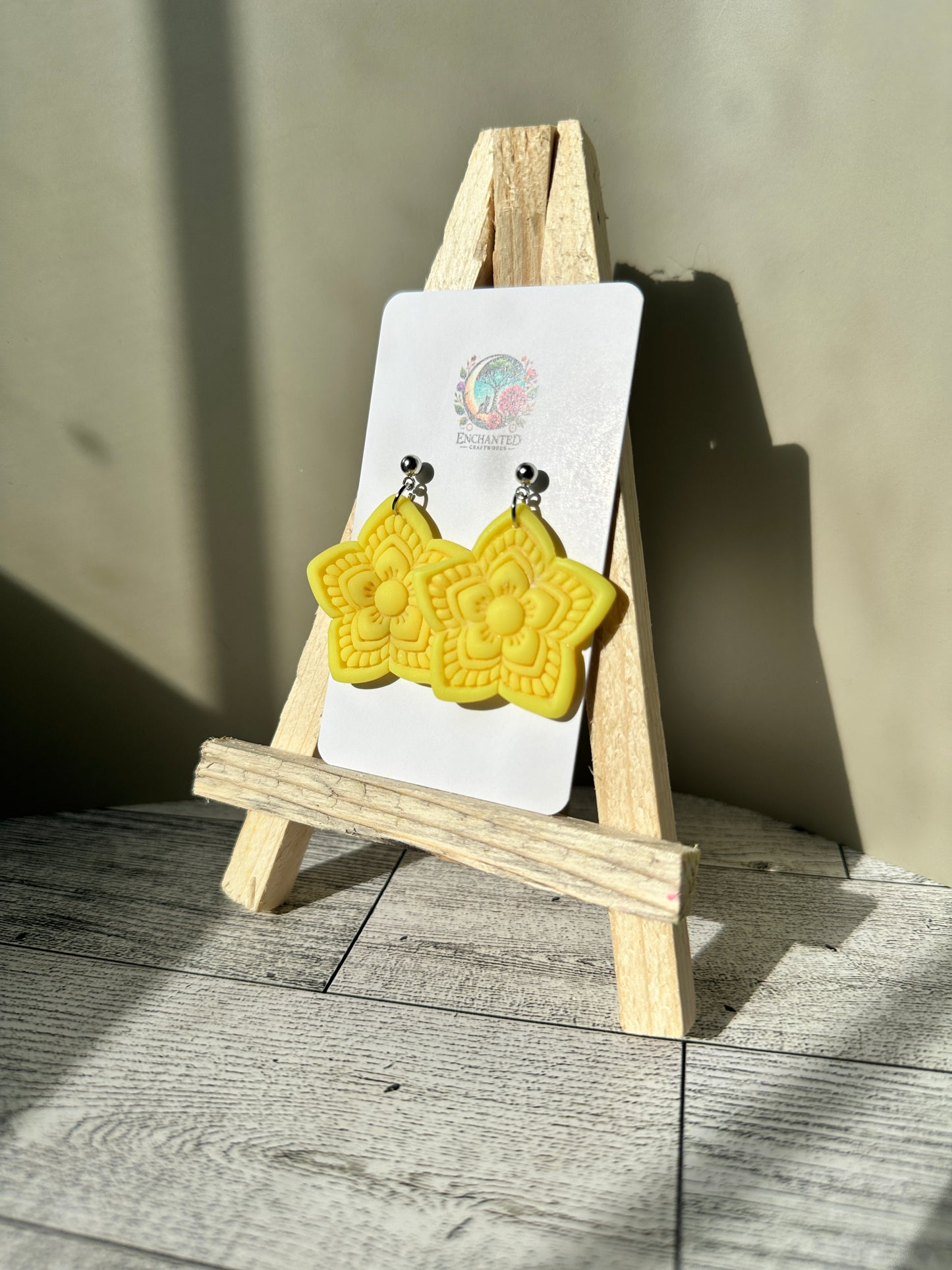 Enchanted Star Flower Dangle Earrings