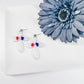 Enchanted Craftworks Remembrance Cross - Polymer Clay Dangle Earrings