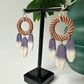 Enchanted Dream Catcher Polymer Clay Dangle Earrings