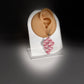 Enchanted Bow Leaf Trio Cascade Dangles