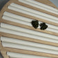 Enchanted Monstera Leaf Studs
