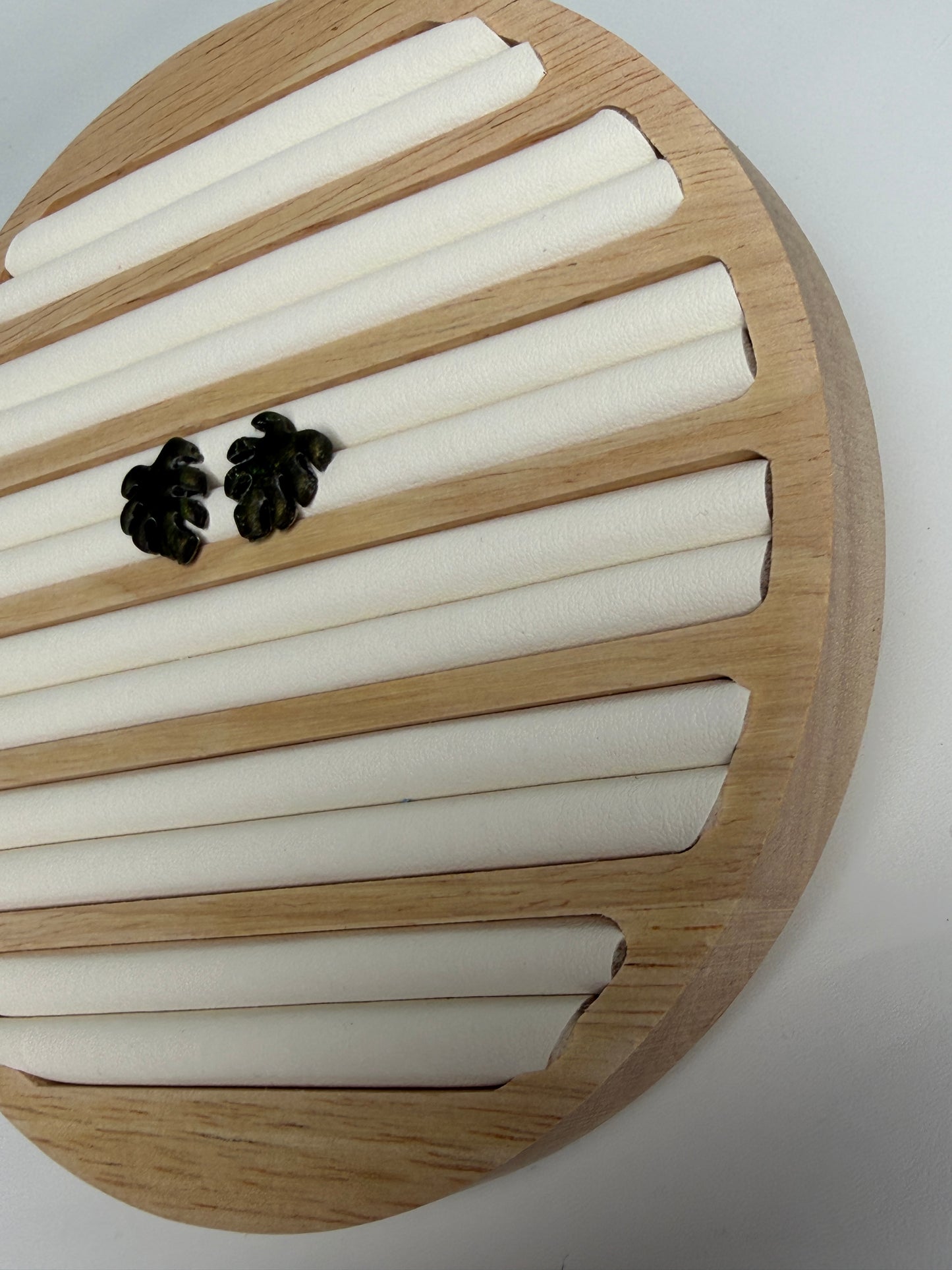 Enchanted Monstera Leaf Studs