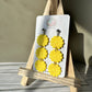 Enchanted Daisy Dangles – Handcrafted Polymer Clay Earrings