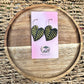 Enchanted Tropical Leaf Earrings – Handmade Polymer Clay Jewelry, Nature Inspired Earrings, Botanical Statement Earrings, Jungle Leaf Hoops