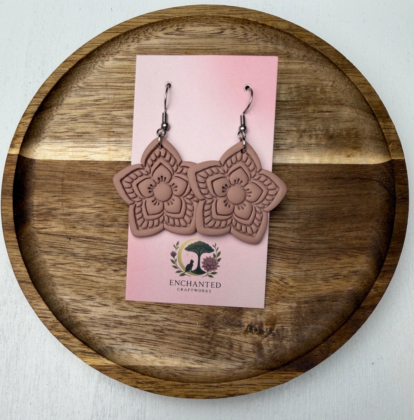 Enchanted Star Flower Dangle Earrings