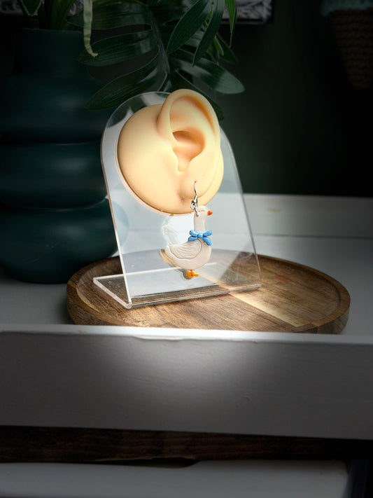 Enchanted Silly Goose Earrings