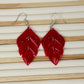 Enchanted Leaf Gemstone Trio Cascade Dangles