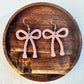 Whimsical Ribbon Rope Polymer Clay Dangle Earrings