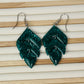 Enchanted Leaf Gemstone Trio Cascade Dangles