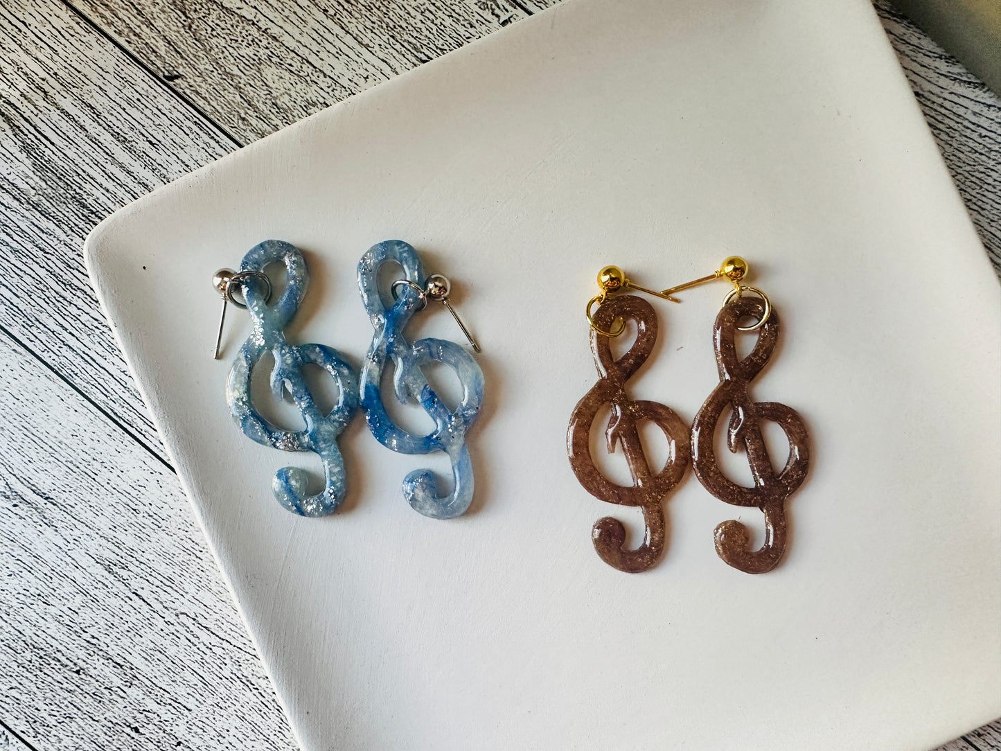 Enchanted Melody Polymer Clay Dangles