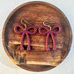 Whimsical Ribbon Rope Polymer Clay Dangle Earrings