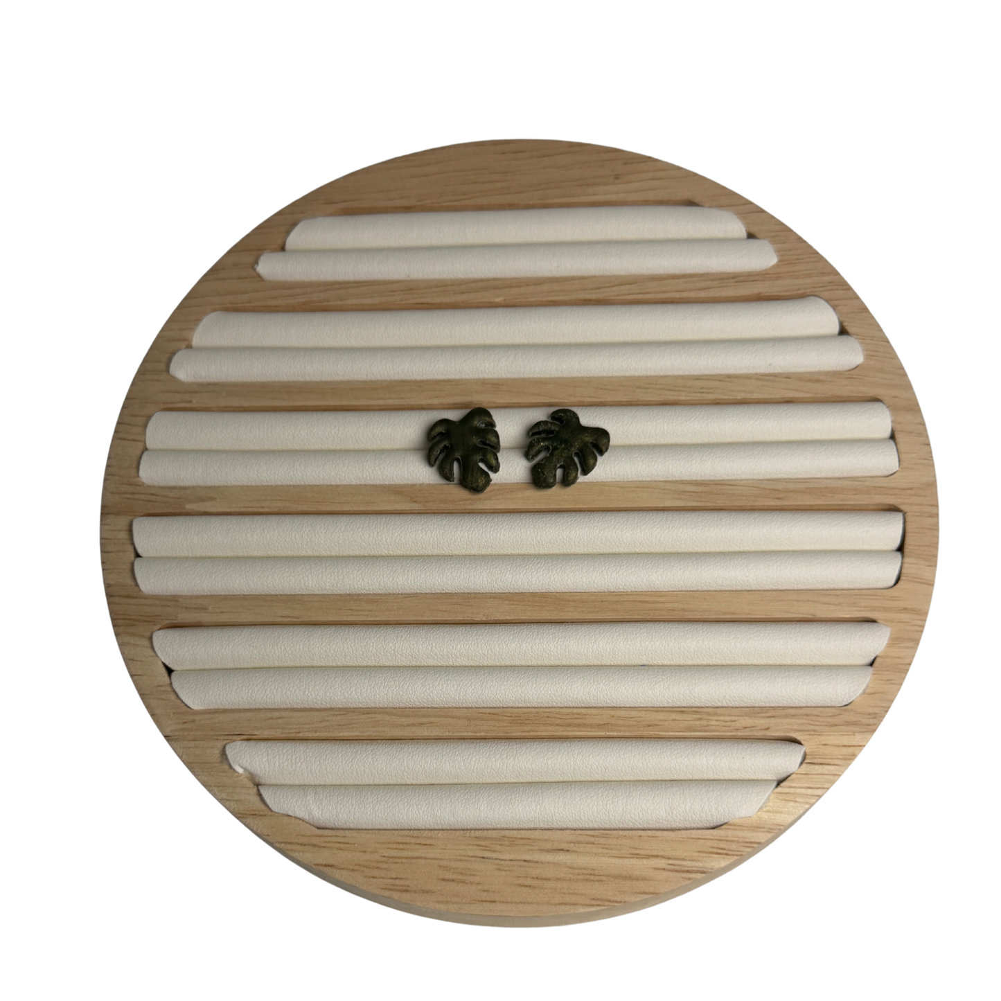 Enchanted Monstera Leaf Studs