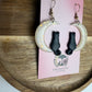 Enchanted Moonlit Cat Dangle Earrings