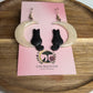 Enchanted Moonlit Cat Dangle Earrings