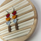 Back to school Heart Stack | Teacher Polymer  Clay Dangle Earrings