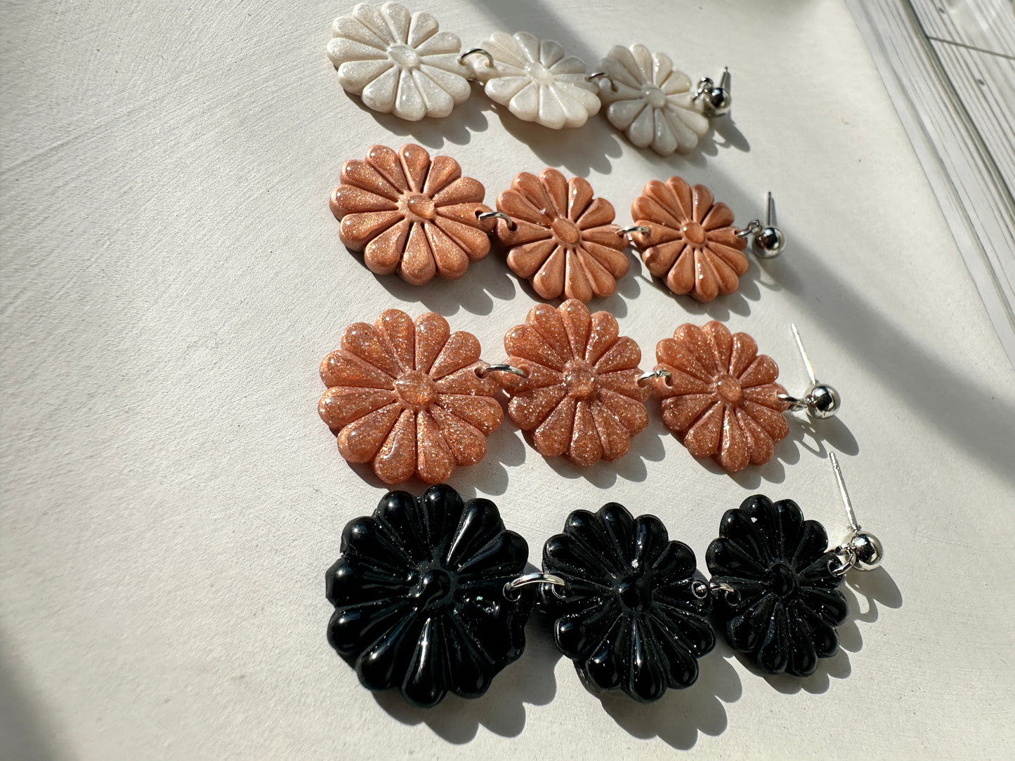 Custom Daisy Dangle Earrings – Made Just for You!