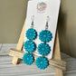 Custom Daisy Trio | Triple Dangle Earrings – Made Just for You!