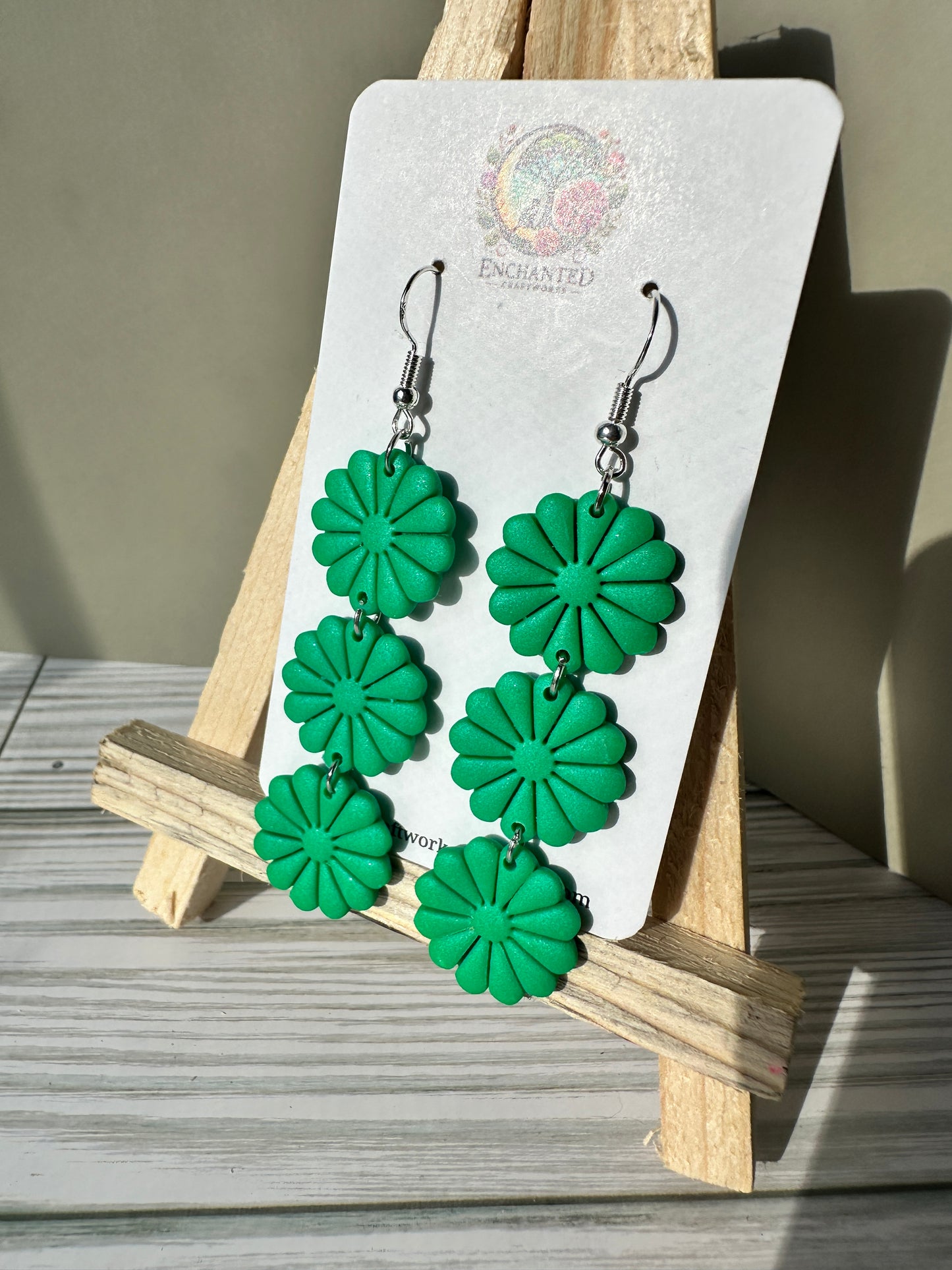 Custom Daisy Dangle Earrings – Made Just for You!