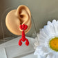 Enchanted Lobsters | Sea | Coastal Polymer Clay Dangle Earrings