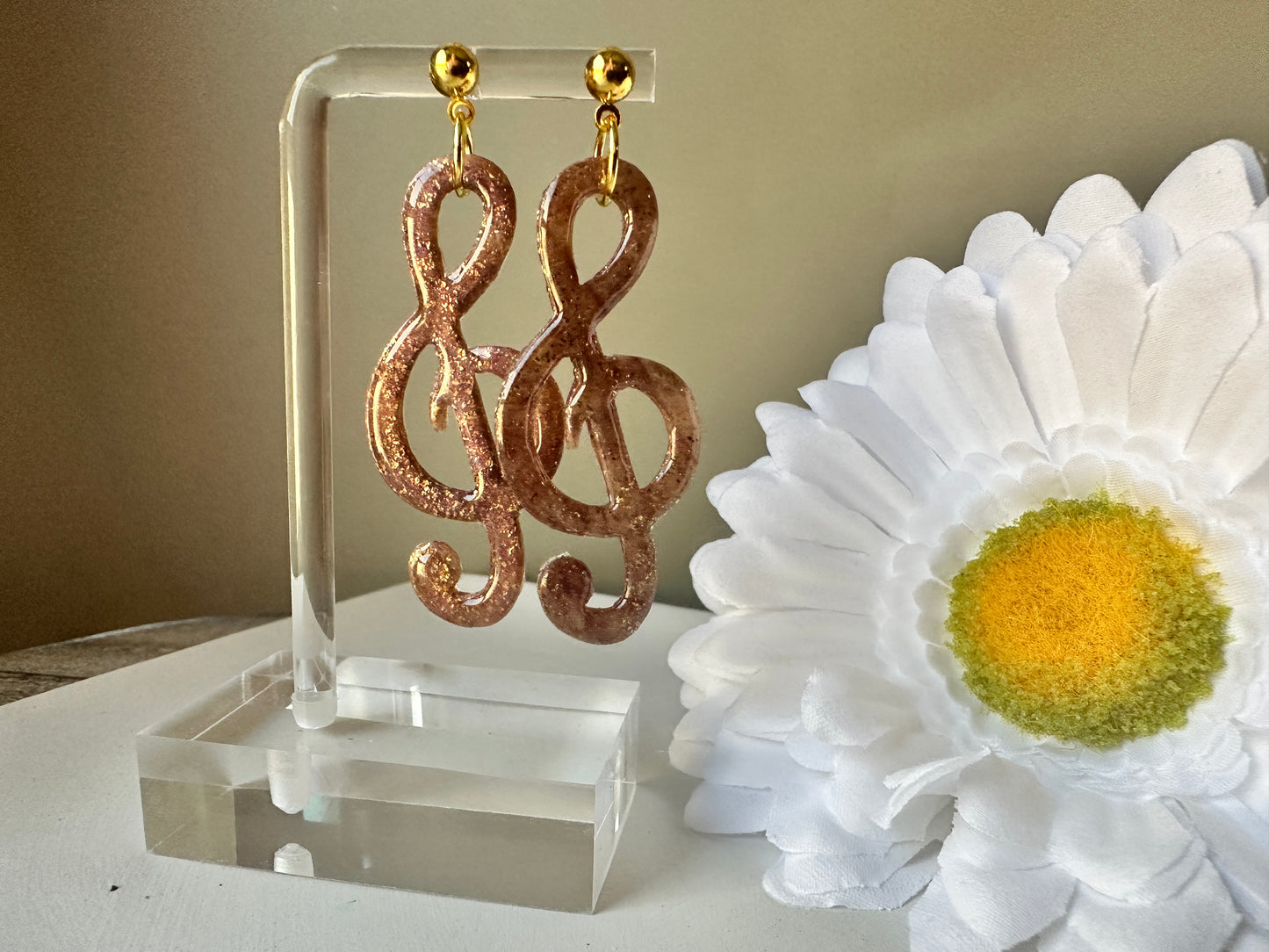 Enchanted Melody Polymer Clay Dangles