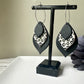 Enchanted Wildleaf | Teardrop Polymer Clay Dangle Hoop Earrings