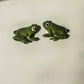 Enchanted Frog | Polymer Clay Stud Earrings