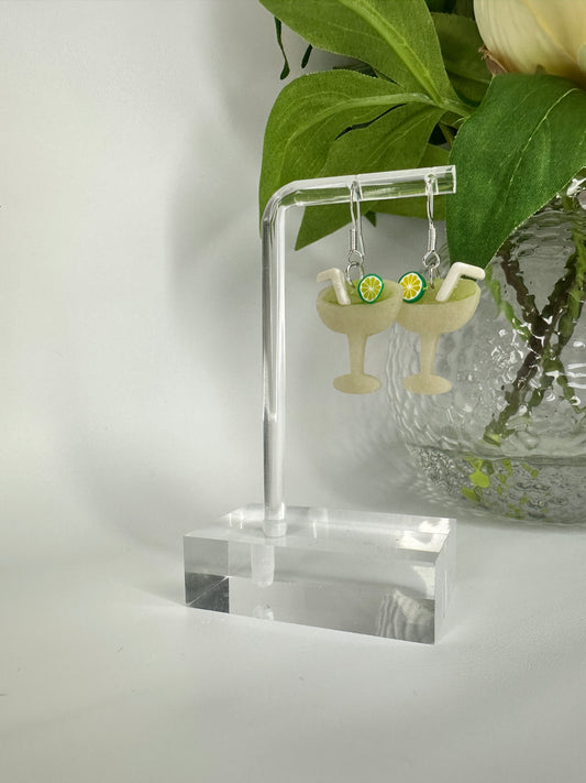Enchanted Margarita Dangles - Polymer Clay Earrings