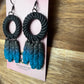 Enchanted Dream Catcher Polymer Clay Dangle Earrings