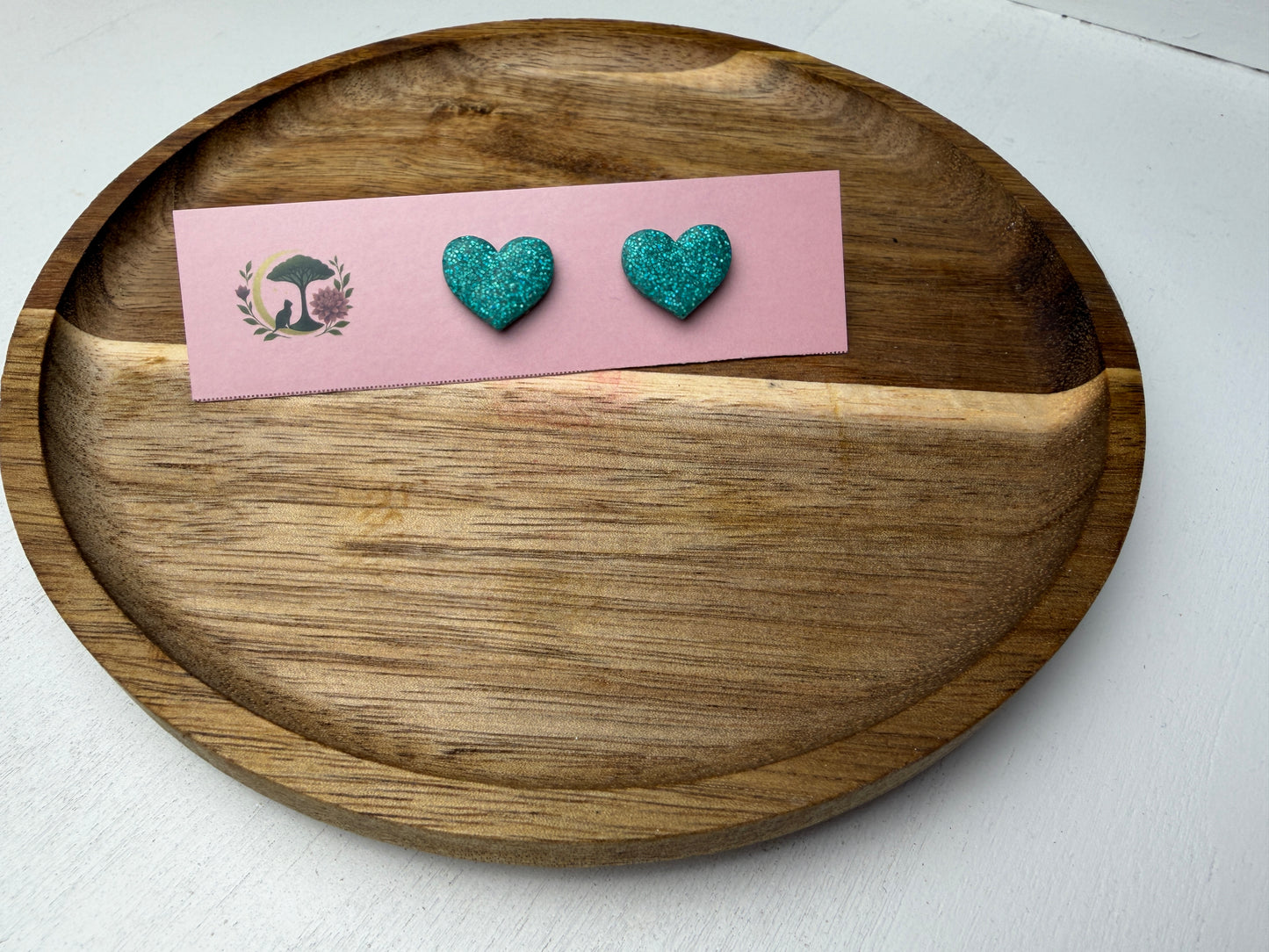 Enchanted Heart Studs