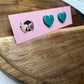 Enchanted Heart Studs