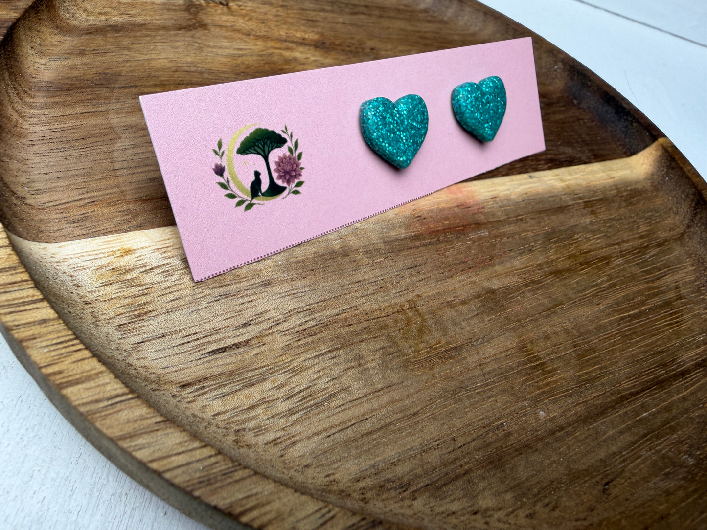 Enchanted Heart Studs