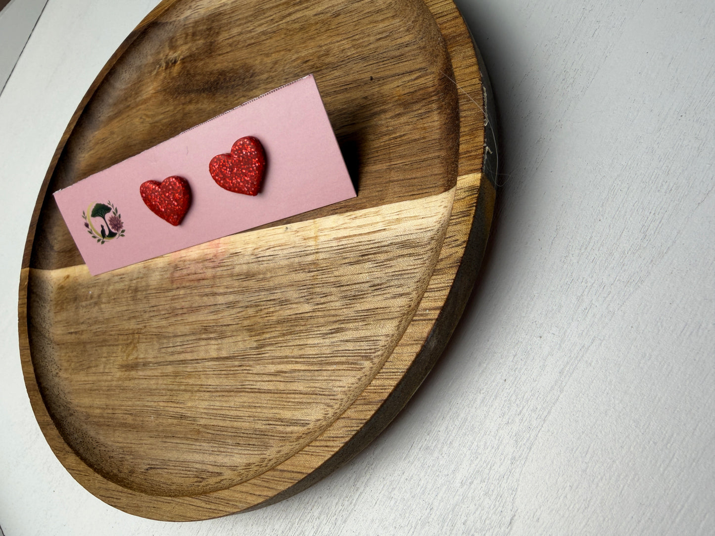 Enchanted Heart Studs