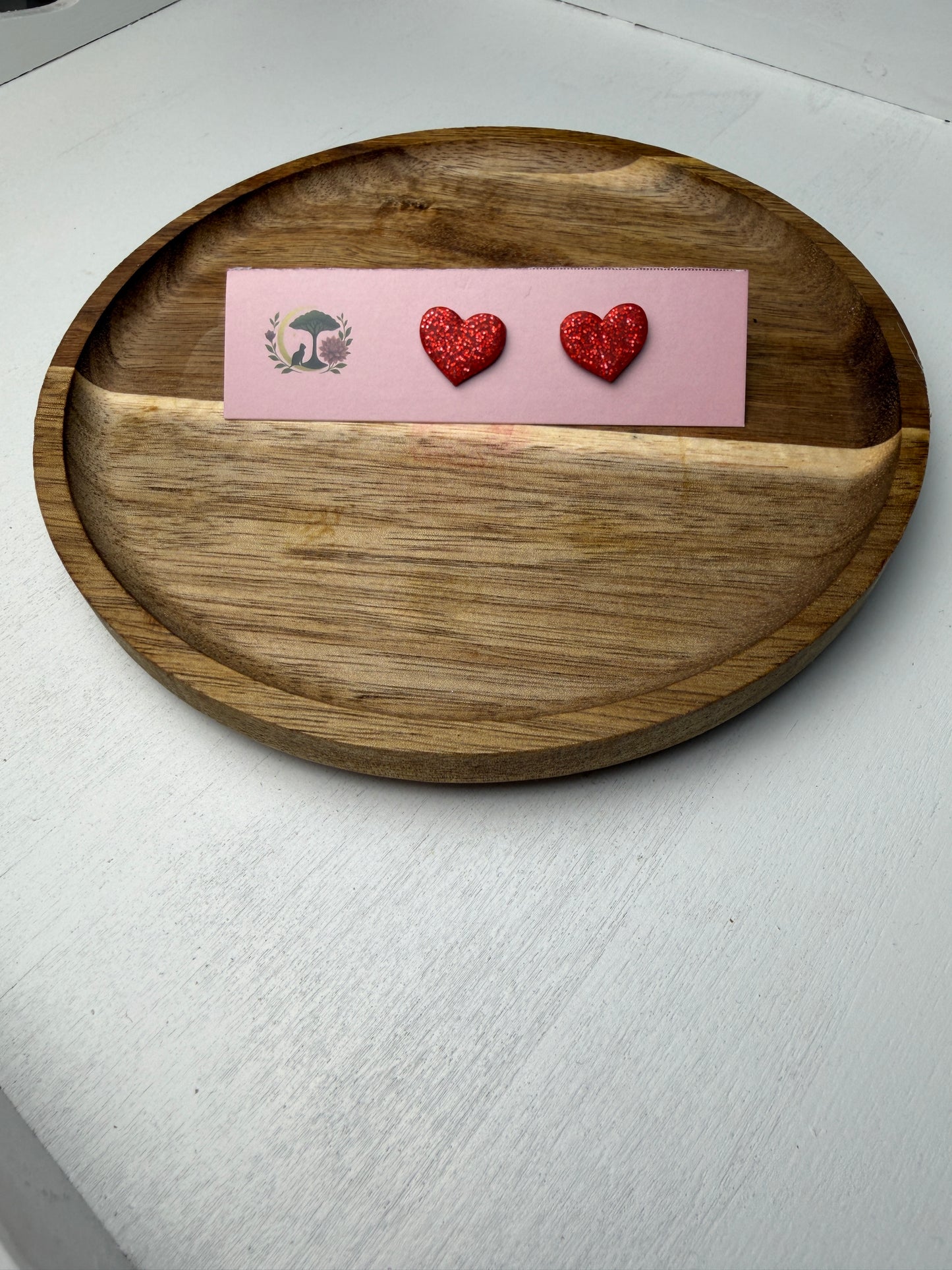 Enchanted Heart Studs