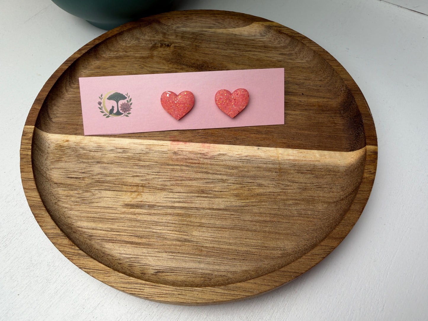 Enchanted Heart Studs