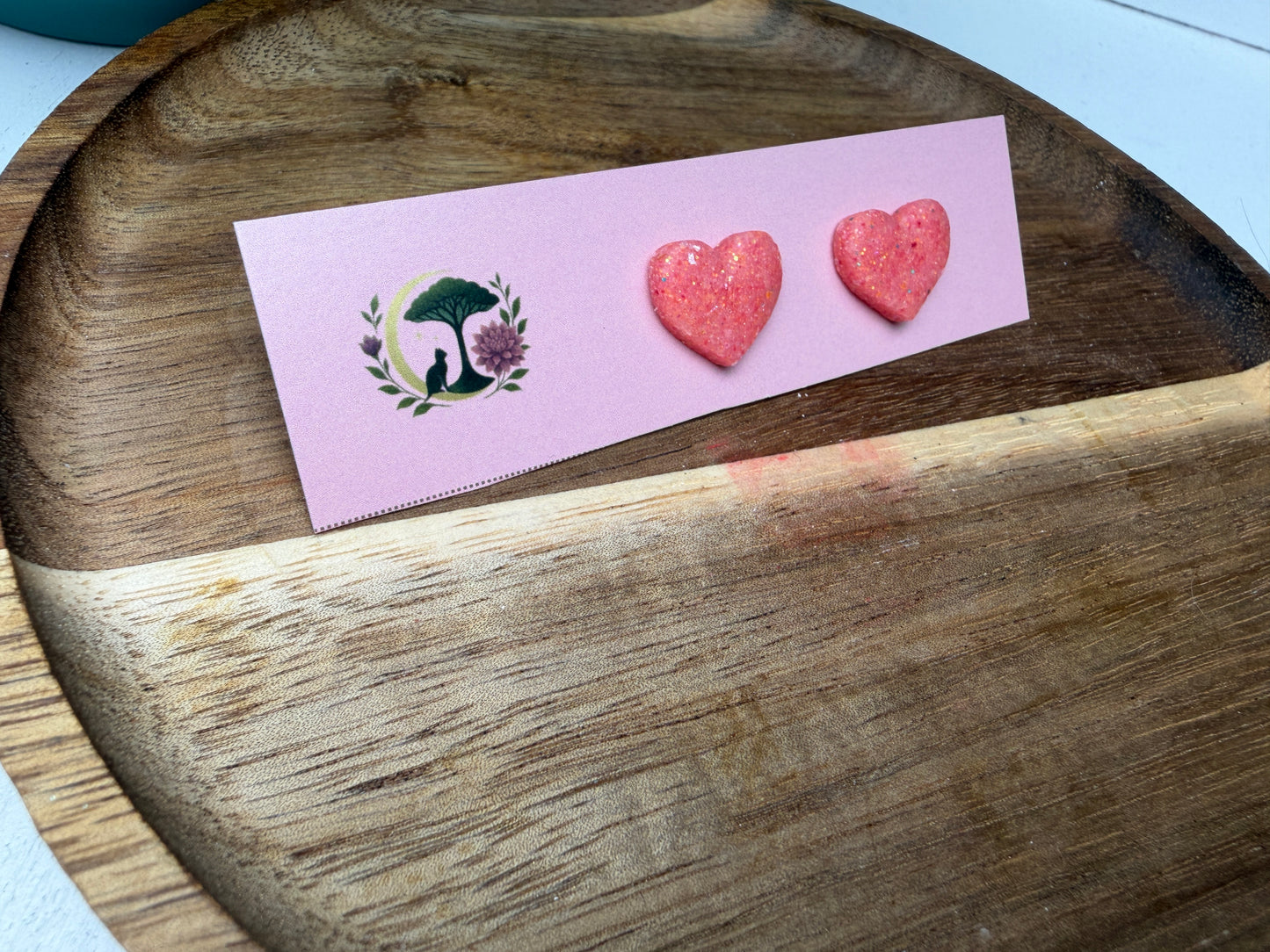 Enchanted Heart Studs