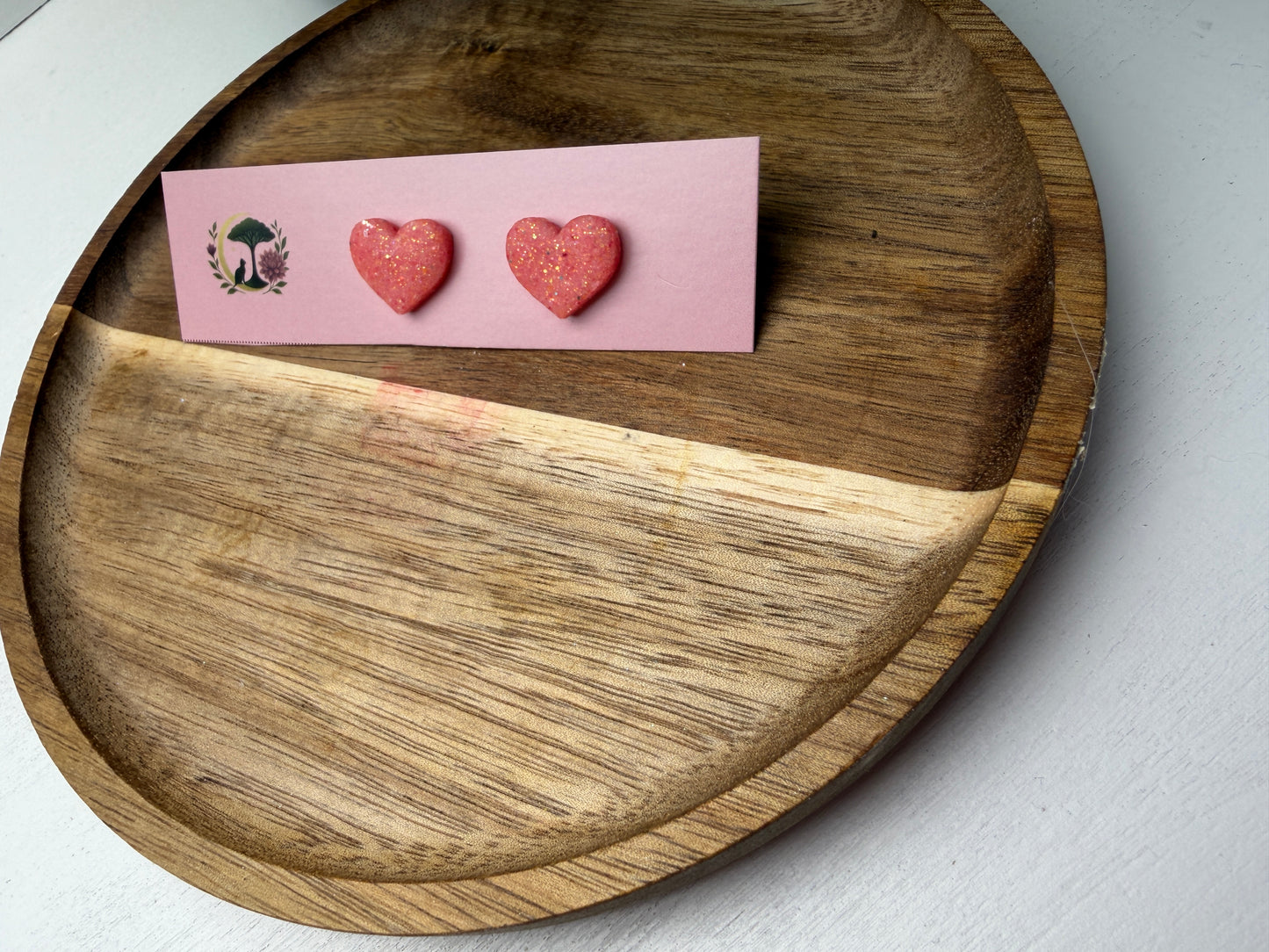 Enchanted Heart Studs