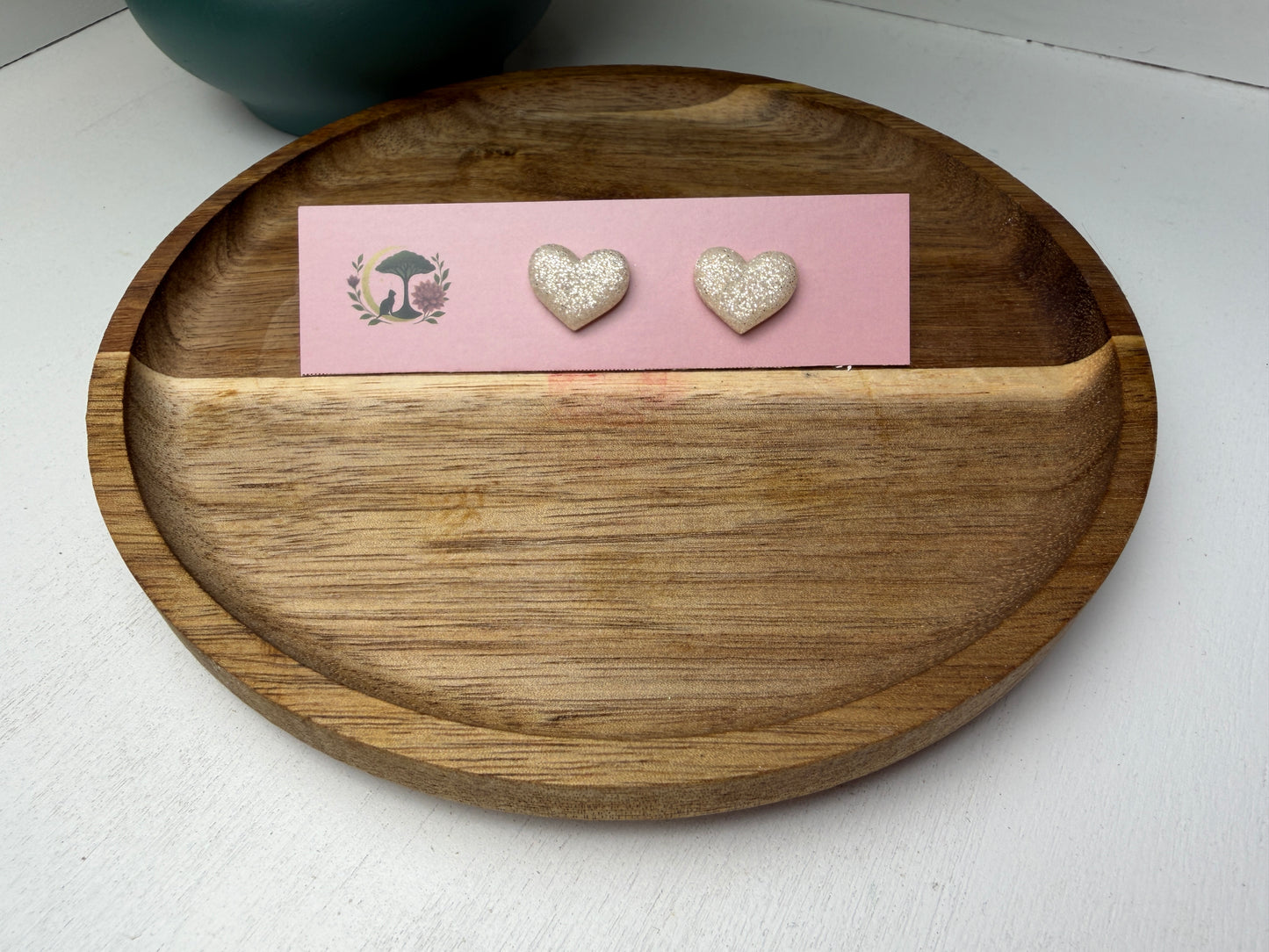 Enchanted Heart Studs