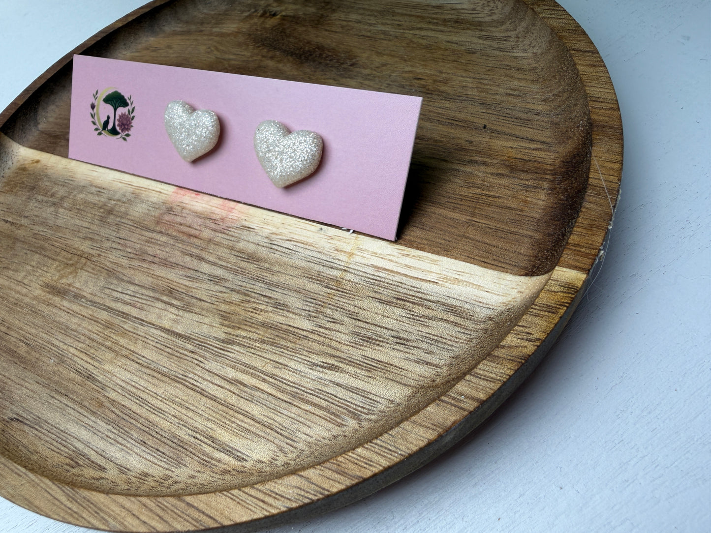 Enchanted Heart Studs