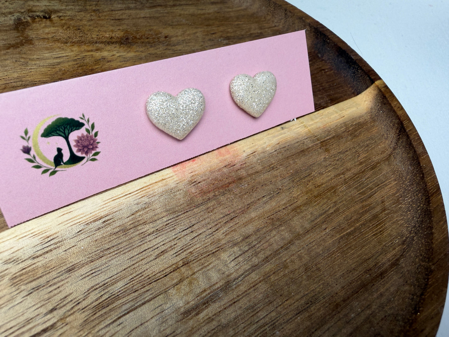 Enchanted Heart Studs