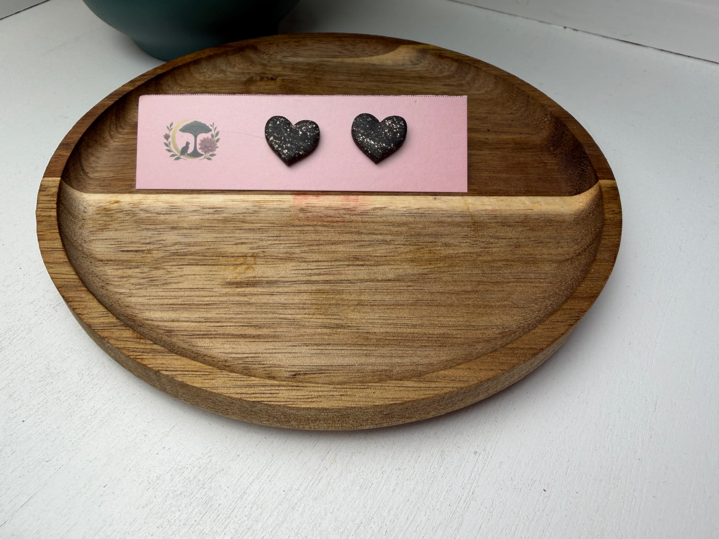 Enchanted Heart Studs