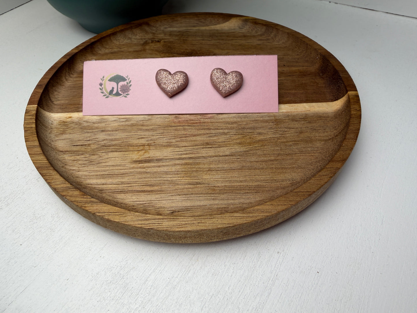 Enchanted Heart Studs