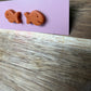 Mini Fish Cracker Earrings – Handmade Polymer Clay Studs