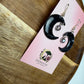 Celestial Crescent Moon Dangles – Handmade Polymer Clay Earrings 🌙