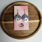 Whimsical Mushroom Polymer Clay Dangle Earrings