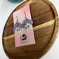 Whimsical Mushroom Polymer Clay Dangle Earrings