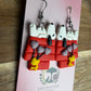 Snoopy-Inspired Polymer Clay Dangle Earrings